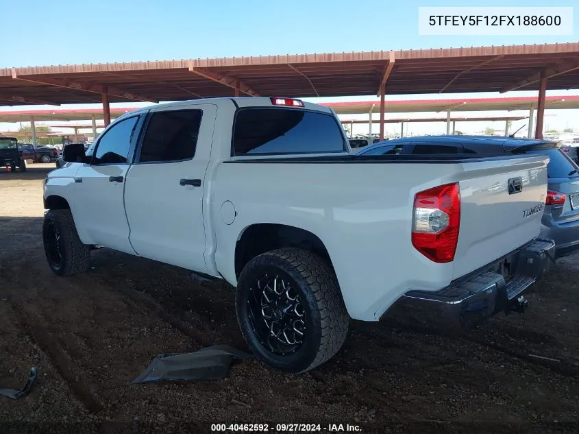 5TFEY5F12FX188600 2015 Toyota Tundra Sr5 5.7L V8