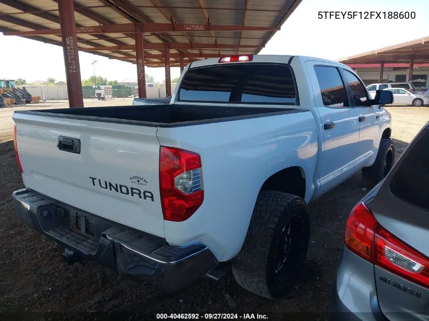 2015 Toyota Tundra Sr5 5.7L V8 VIN: 5TFEY5F12FX188600 Lot: 40462592