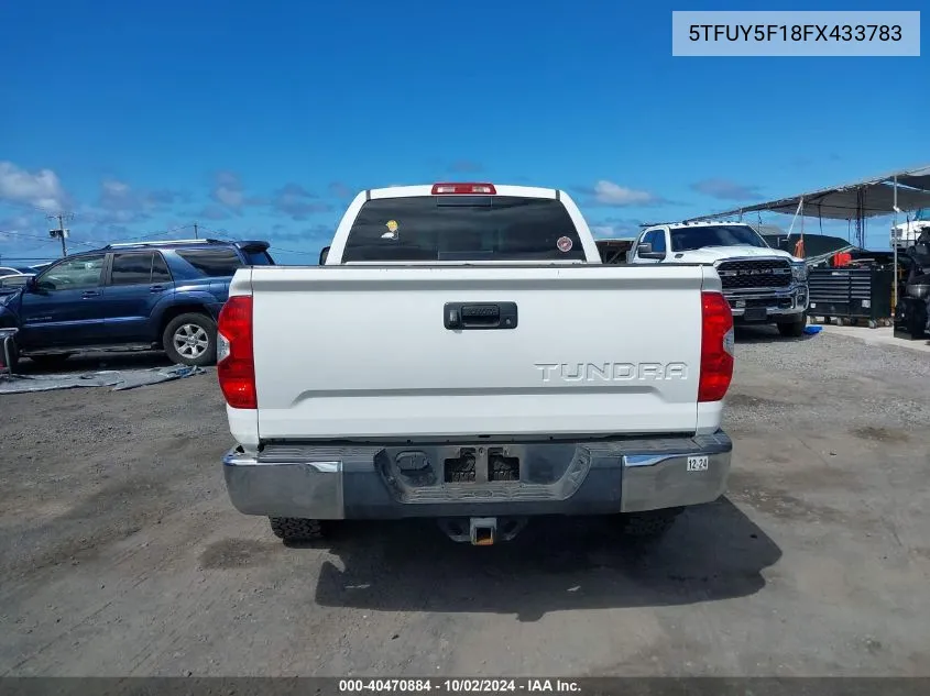 5TFUY5F18FX433783 2015 Toyota Tundra Sr 5.7L V8/Sr5 5.7L V8/Trd Pro 5.7L V8