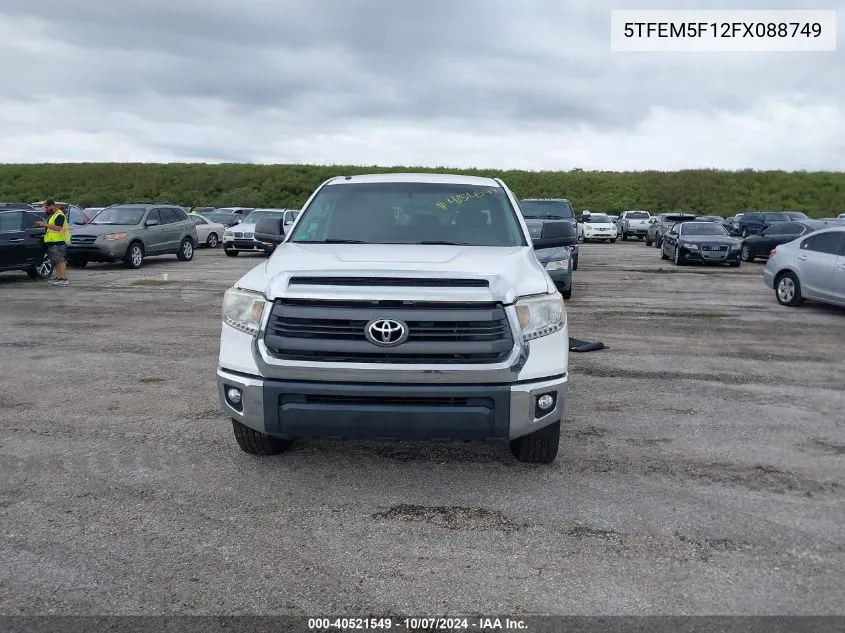 5TFEM5F12FX088749 2015 Toyota Tundra Sr5 4.6L V8