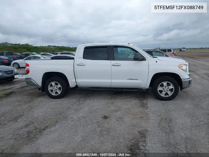 2015 Toyota Tundra Sr5 4.6L V8 VIN: 5TFEM5F12FX088749 Lot: 40521549