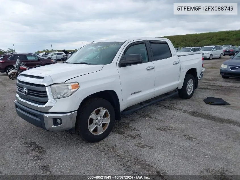 2015 Toyota Tundra Sr5 4.6L V8 VIN: 5TFEM5F12FX088749 Lot: 40521549