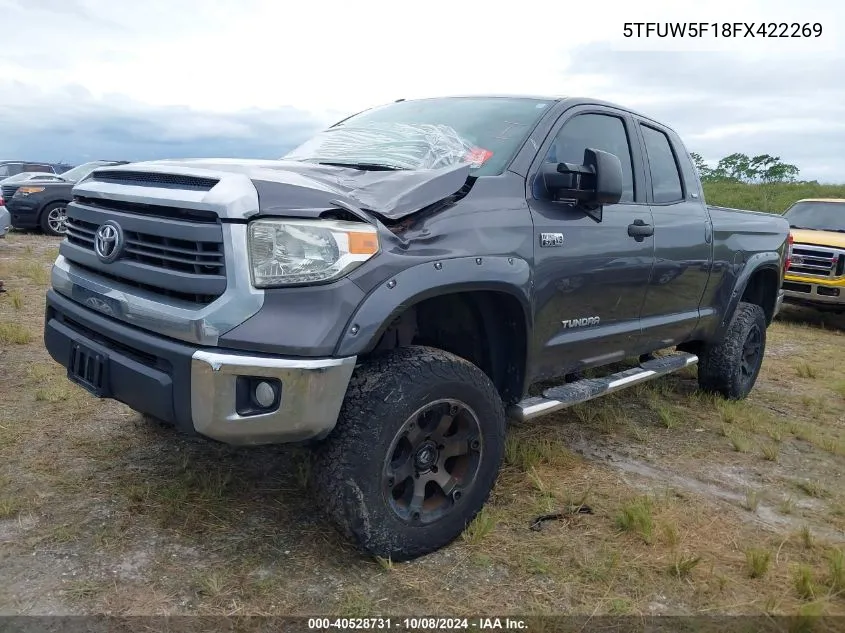 2015 Toyota Tundra Sr5 5.7L V8 VIN: 5TFUW5F18FX422269 Lot: 40528731