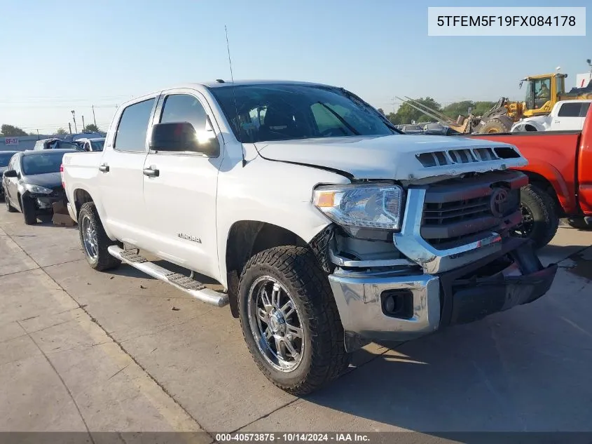 2015 Toyota Tundra Crewmax Sr5 VIN: 5TFEM5F19FX084178 Lot: 40573875