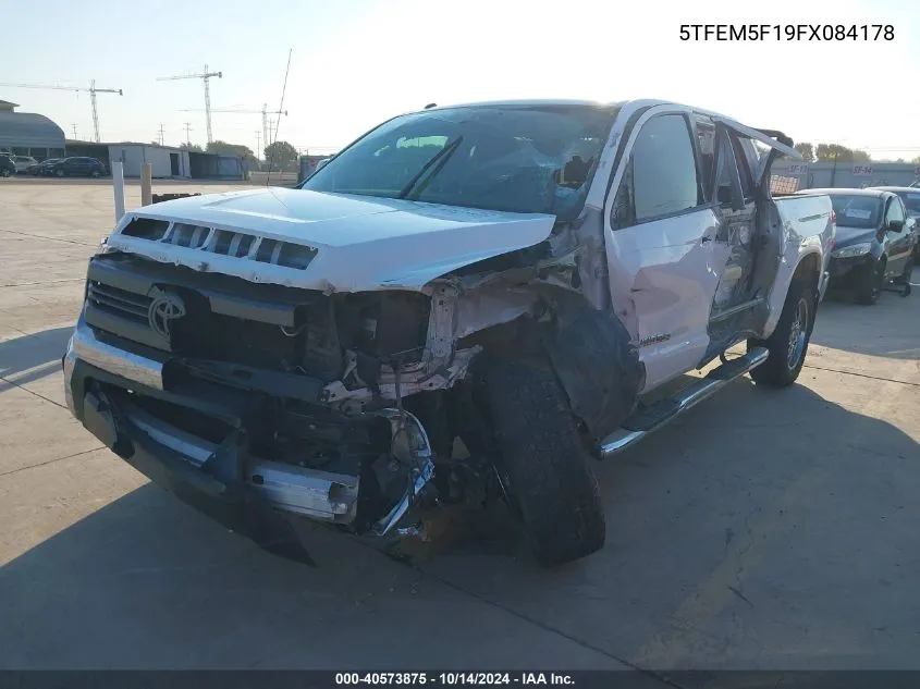 5TFEM5F19FX084178 2015 Toyota Tundra Crewmax Sr5