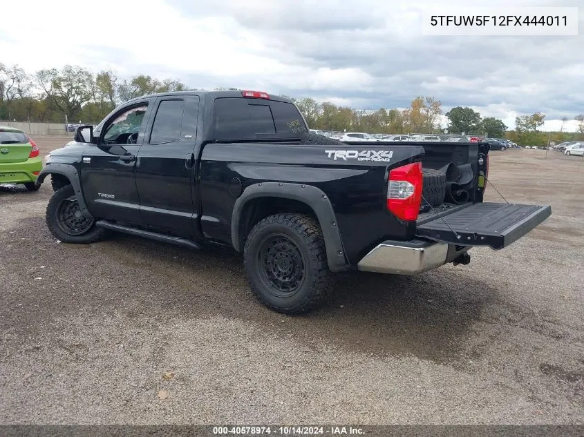 2015 Toyota Tundra Sr5 5.7L V8 VIN: 5TFUW5F12FX444011 Lot: 40578974