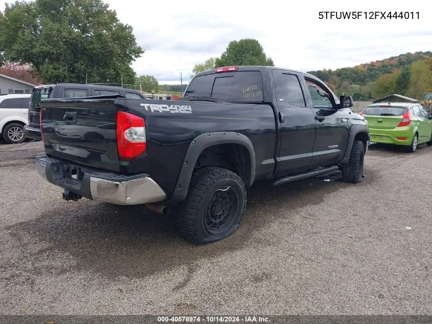 2015 Toyota Tundra Sr5 5.7L V8 VIN: 5TFUW5F12FX444011 Lot: 40578974