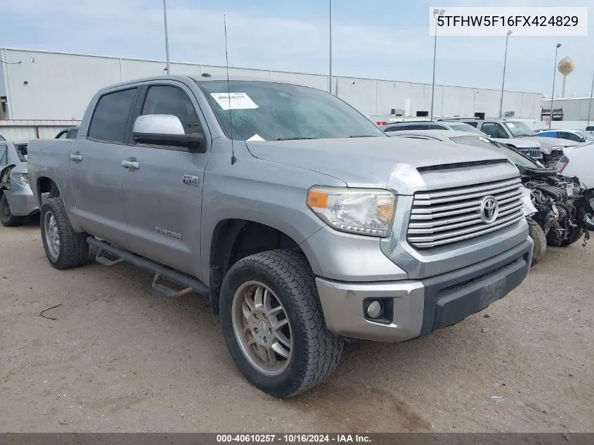 5TFHW5F16FX424829 2015 Toyota Tundra Limited 5.7L V8