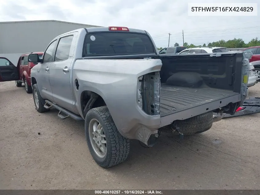 5TFHW5F16FX424829 2015 Toyota Tundra Limited 5.7L V8