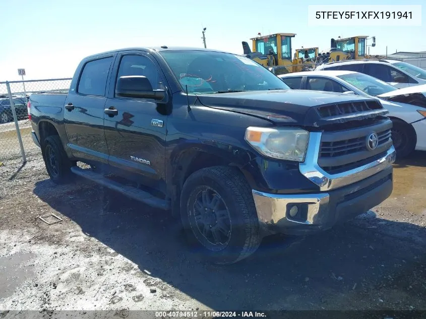 2015 Toyota Tundra Sr5 5.7L V8 VIN: 5TFEY5F1XFX191941 Lot: 40794512