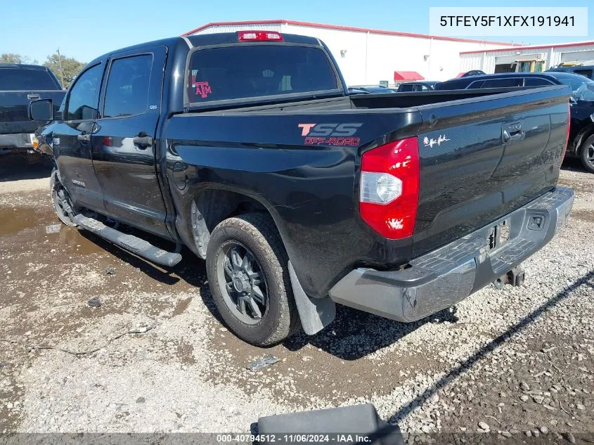 2015 Toyota Tundra Sr5 5.7L V8 VIN: 5TFEY5F1XFX191941 Lot: 40794512