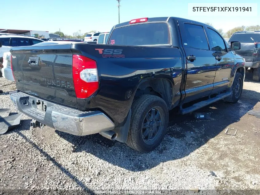 2015 Toyota Tundra Sr5 5.7L V8 VIN: 5TFEY5F1XFX191941 Lot: 40794512