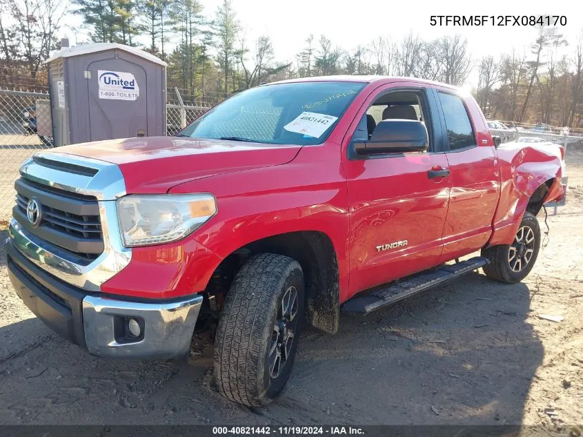 2015 Toyota Tundra Sr5 4.6L V8 VIN: 5TFRM5F12FX084170 Lot: 40821442