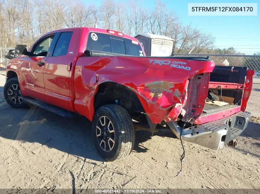 2015 Toyota Tundra Sr5 4.6L V8 VIN: 5TFRM5F12FX084170 Lot: 40821442