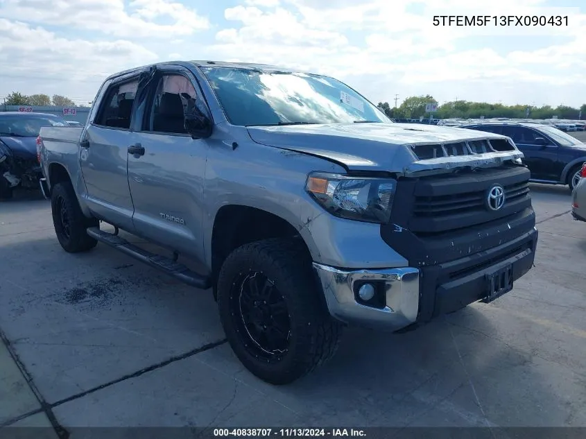 2015 Toyota Tundra Sr5 4.6L V8 VIN: 5TFEM5F13FX090431 Lot: 40838707