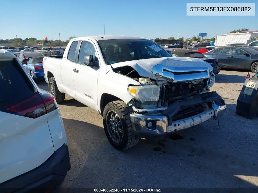 2015 Toyota Tundra Sr5 4.6L V8 VIN: 5TFRM5F13FX086882 Lot: 40862248