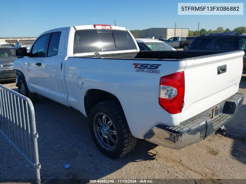 2015 Toyota Tundra Sr5 4.6L V8 VIN: 5TFRM5F13FX086882 Lot: 40862248