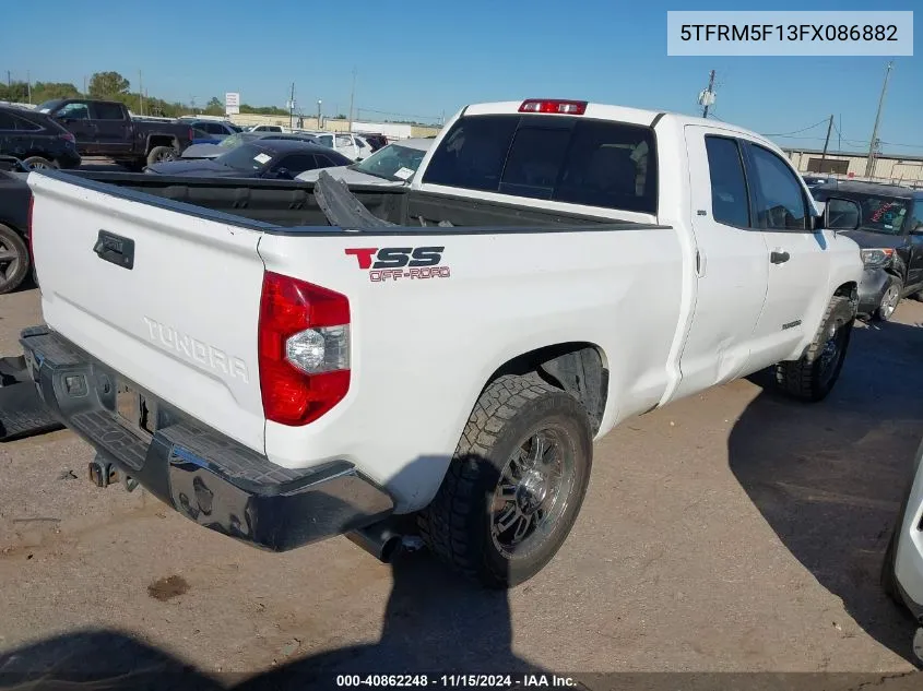 2015 Toyota Tundra Sr5 4.6L V8 VIN: 5TFRM5F13FX086882 Lot: 40862248