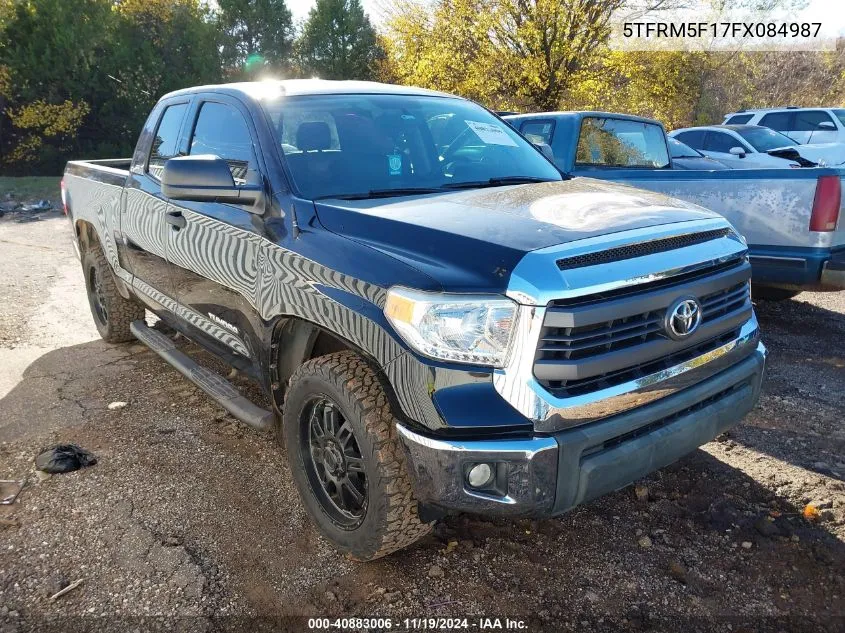 2015 Toyota Tundra Sr5 4.6L V8 VIN: 5TFRM5F17FX084987 Lot: 40883006