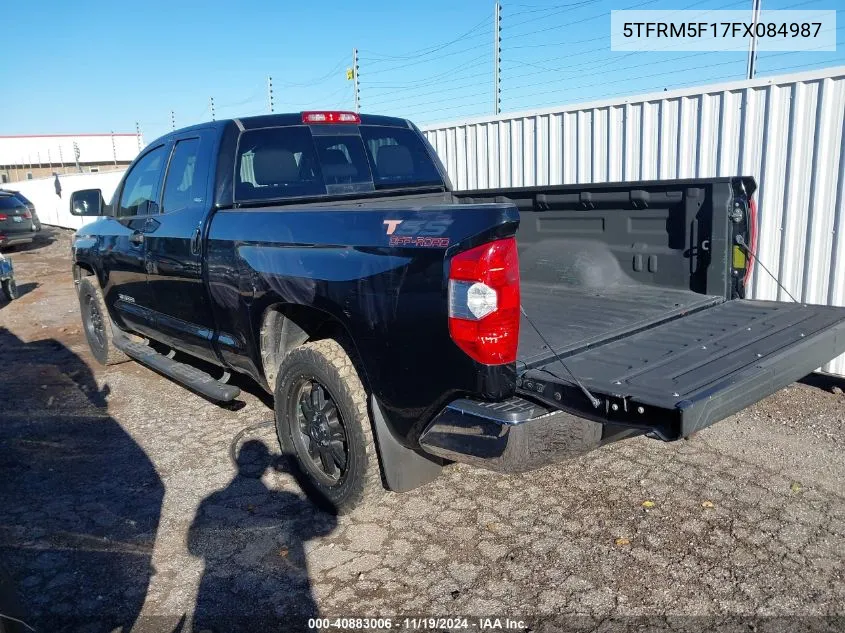 2015 Toyota Tundra Sr5 4.6L V8 VIN: 5TFRM5F17FX084987 Lot: 40883006