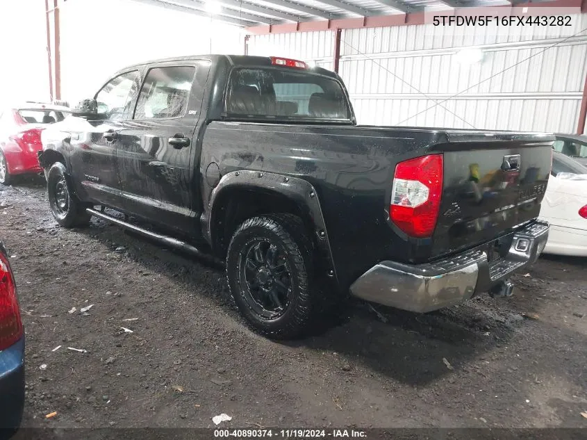 2015 Toyota Tundra Sr5 5.7L V8 VIN: 5TFDW5F16FX443282 Lot: 40890374