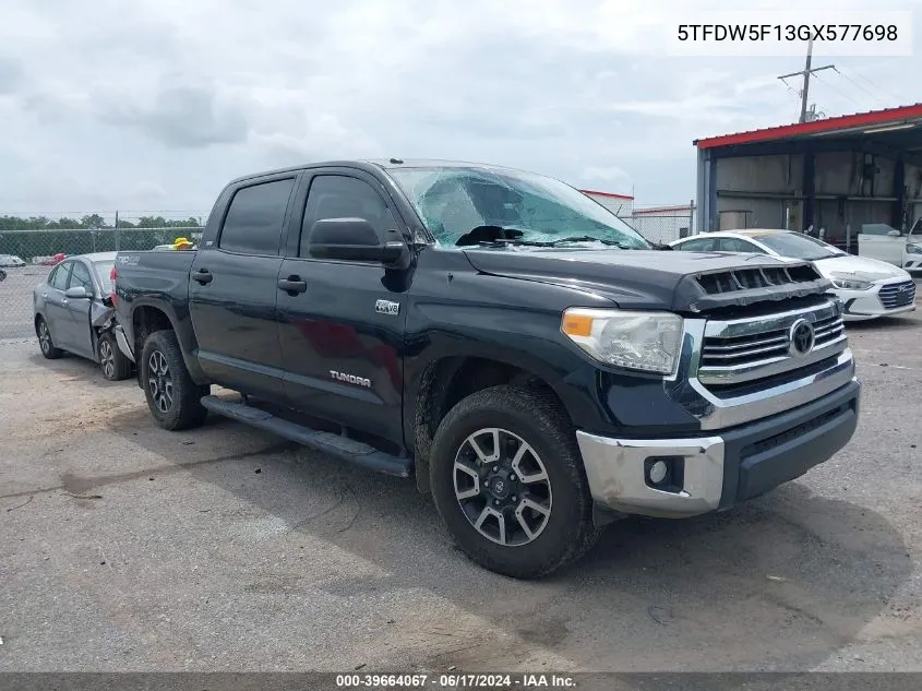 5TFDW5F13GX577698 2016 Toyota Tundra Sr5 5.7L V8