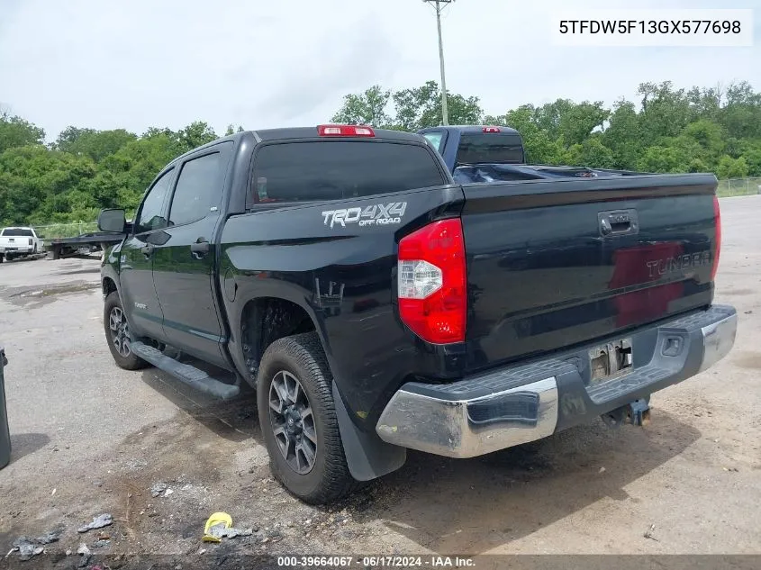 5TFDW5F13GX577698 2016 Toyota Tundra Sr5 5.7L V8