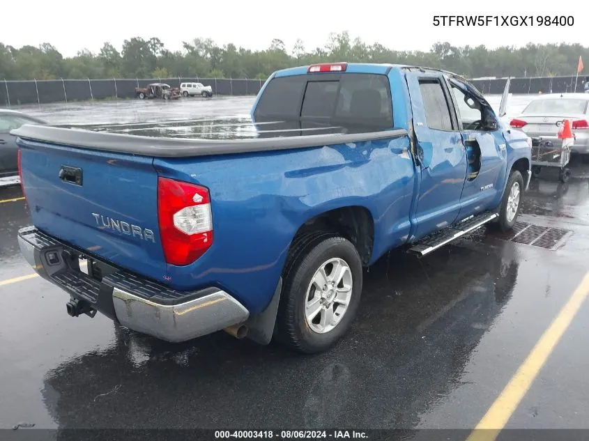 5TFRW5F1XGX198400 2016 Toyota Tundra Sr5 5.7L V8