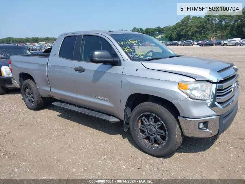 5TFRM5F15GX100704 2016 Toyota Tundra Sr5 4.6L V8