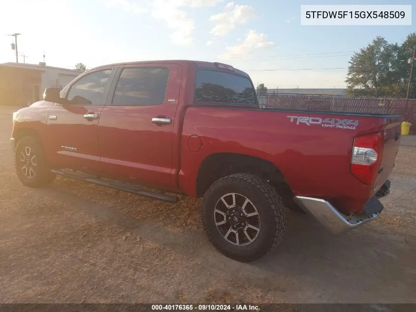 5TFDW5F15GX548509 2016 Toyota Tundra Crewmax Sr5/Trd Pro