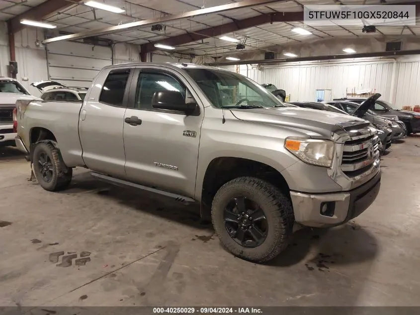 5TFUW5F10GX520844 2016 Toyota Tundra Sr5 5.7L V8