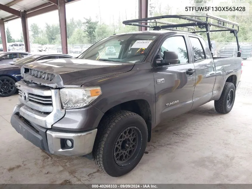 5TFUW5F13GX563428 2016 Toyota Tundra Sr5 5.7L V8