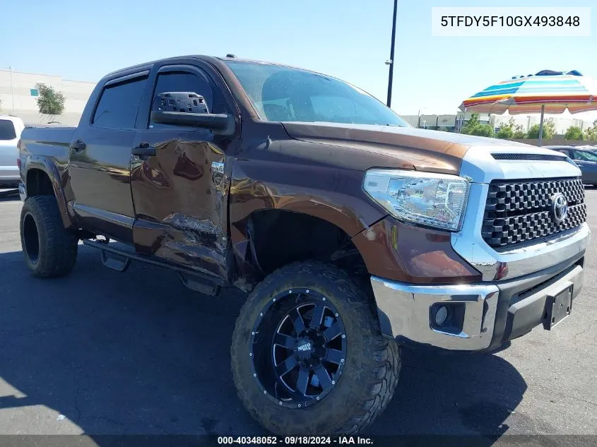 5TFDY5F10GX493848 2016 Toyota Tundra Sr5 5.7L V8