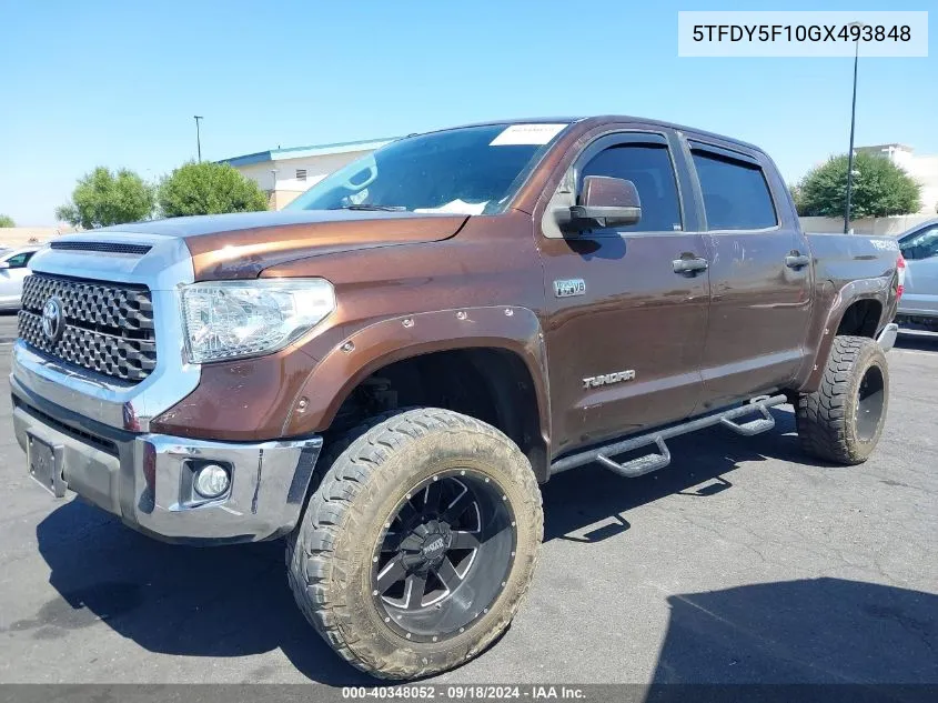 5TFDY5F10GX493848 2016 Toyota Tundra Sr5 5.7L V8