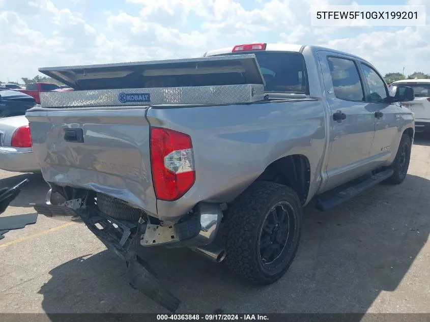 5TFEW5F10GX199201 2016 Toyota Tundra Sr5 5.7L V8