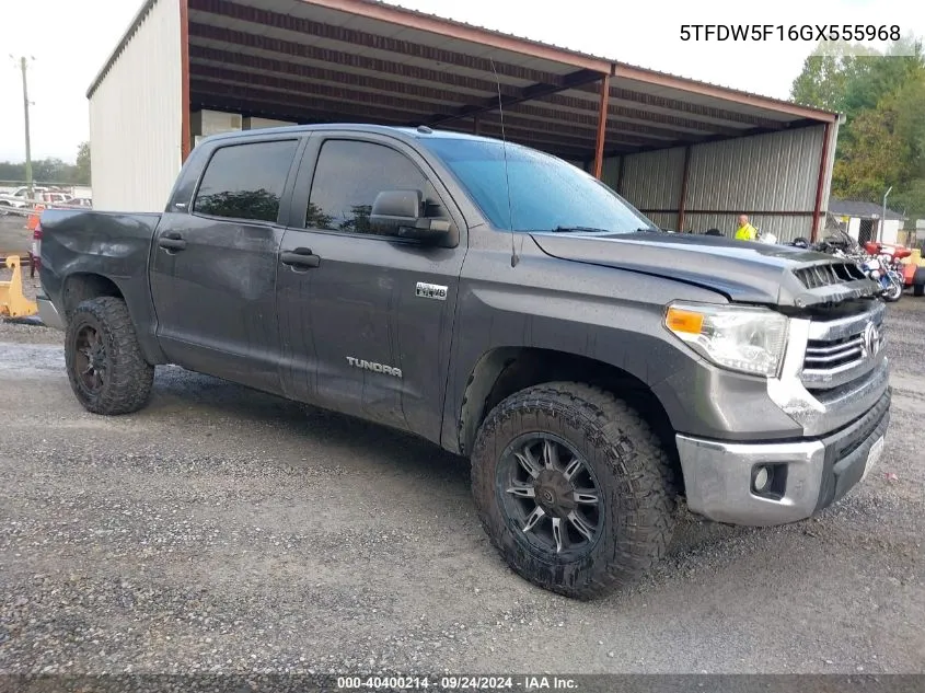 5TFDW5F16GX555968 2016 Toyota Tundra Crewmax Sr5/Trd Pro