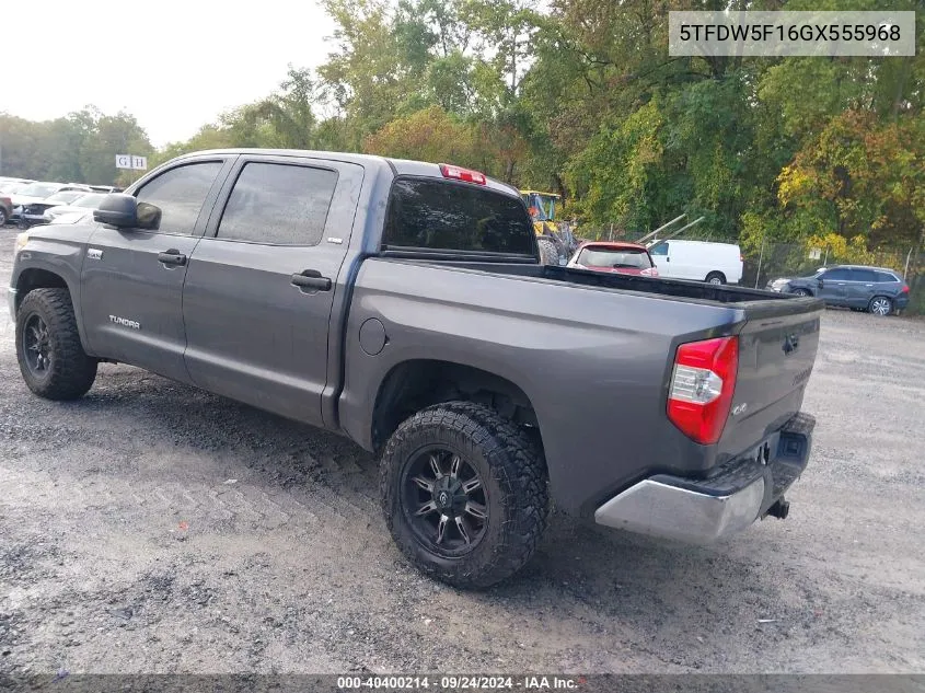 5TFDW5F16GX555968 2016 Toyota Tundra Crewmax Sr5/Trd Pro