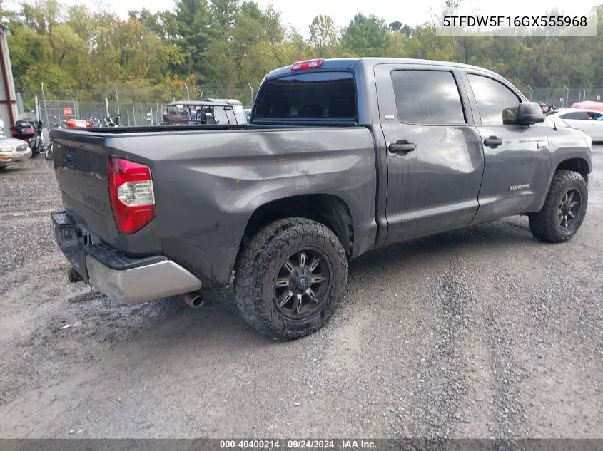 5TFDW5F16GX555968 2016 Toyota Tundra Crewmax Sr5/Trd Pro