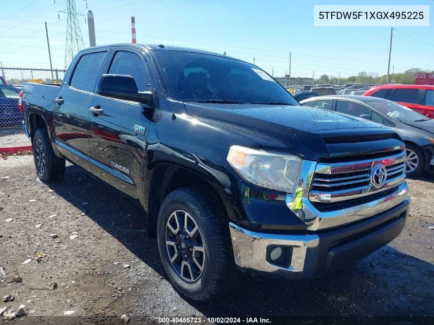 5TFDW5F1XGX495225 2016 Toyota Tundra Sr5 5.7L V8