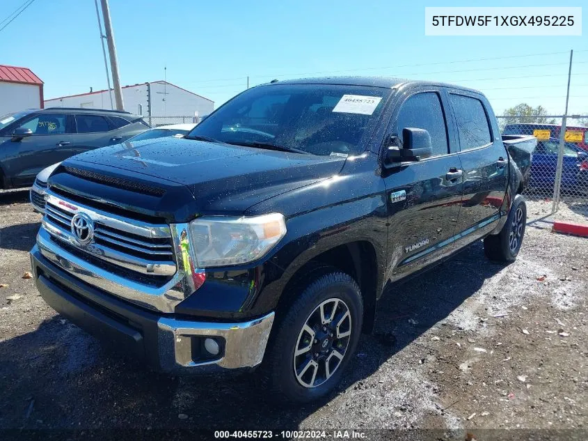 5TFDW5F1XGX495225 2016 Toyota Tundra Sr5 5.7L V8