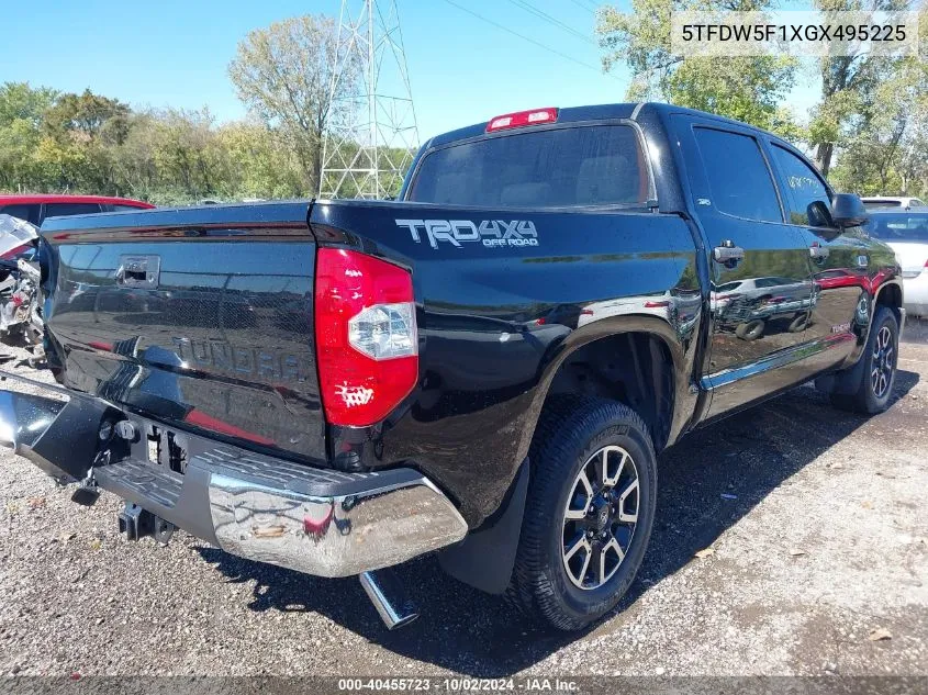 5TFDW5F1XGX495225 2016 Toyota Tundra Sr5 5.7L V8