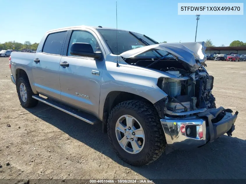 5TFDW5F1XGX499470 2016 Toyota Tundra Sr5 5.7L V8