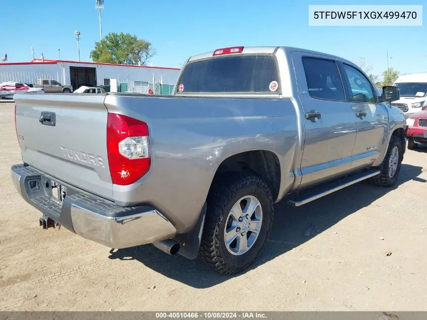 5TFDW5F1XGX499470 2016 Toyota Tundra Sr5 5.7L V8