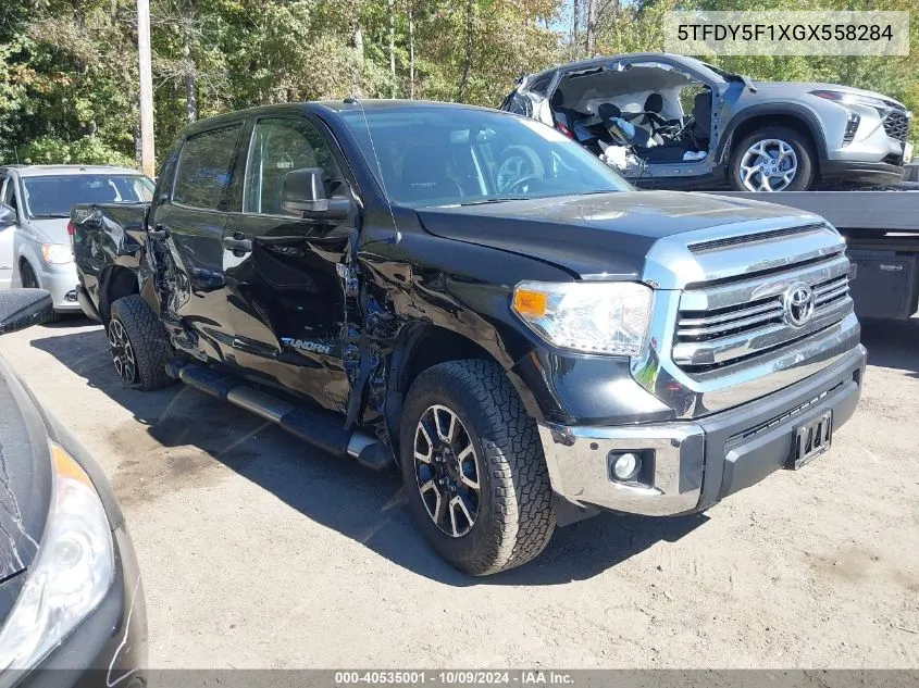 2016 Toyota Tundra Sr5 5.7L V8 VIN: 5TFDY5F1XGX558284 Lot: 40535001