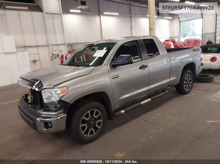 5TFUY5F17GX499923 2016 Toyota Tundra Sr5 5.7L V8