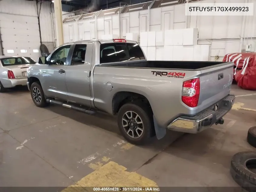 5TFUY5F17GX499923 2016 Toyota Tundra Sr5 5.7L V8