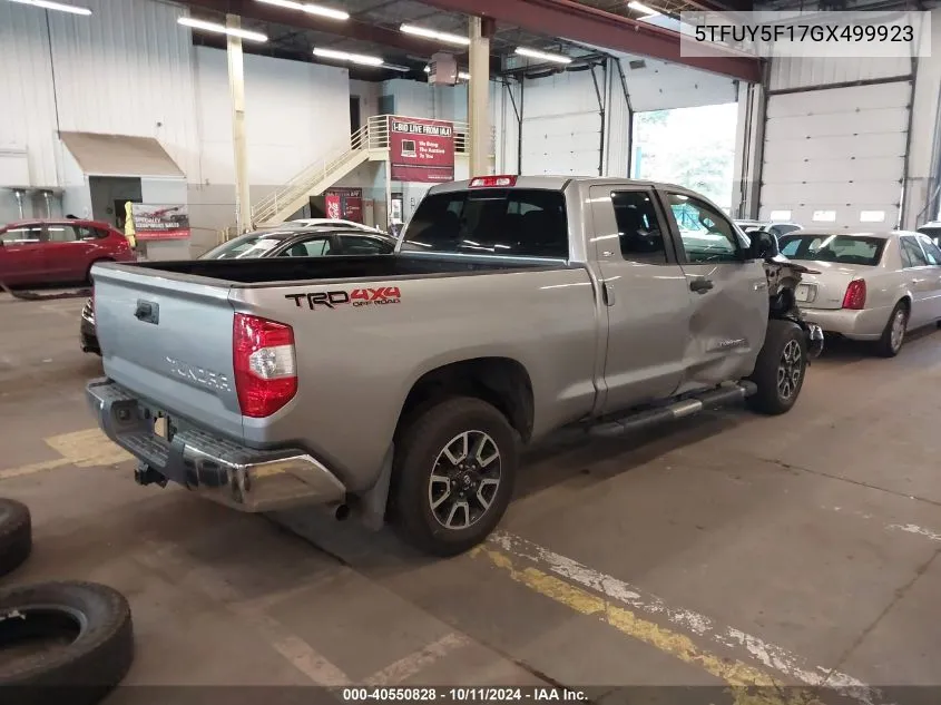 5TFUY5F17GX499923 2016 Toyota Tundra Sr5 5.7L V8