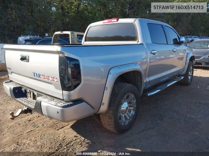 5TFAW5F16GX514713 2016 Toyota Tundra 1794 5.7L V8