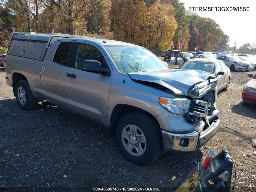 5TFRM5F13GX098550 2016 Toyota Tundra Sr5 4.6L V8