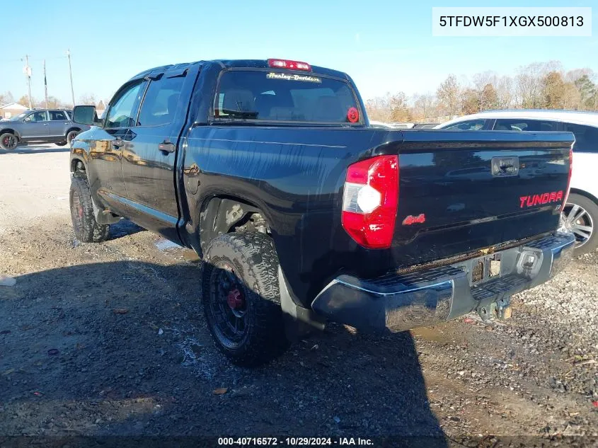 2016 Toyota Tundra Sr5 5.7L V8 VIN: 5TFDW5F1XGX500813 Lot: 40716572